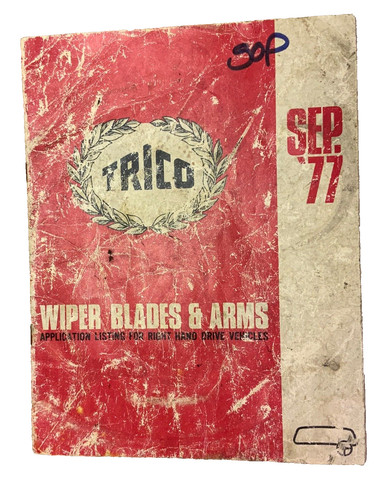 Trico sep 1977 wiper - wiper, blades