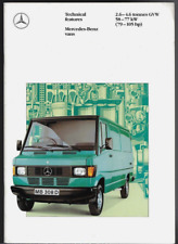 Mercedes-Benz Transporter Light Van, Chassis Cab & Minibus 1990-91 UK Brochure