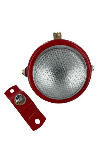 Tractor red plough light - plough,