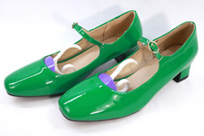 Unbranded Vintage Ladies Green Patent Shoes EU40 UK 6.5