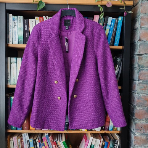 New look womens purple boucle - look,