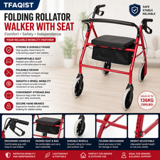 Heavy Duty Folding Rollator