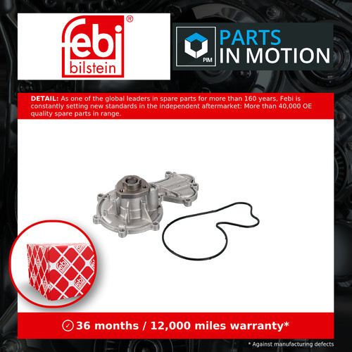 Water pump 103954 febi coolant - 103954,