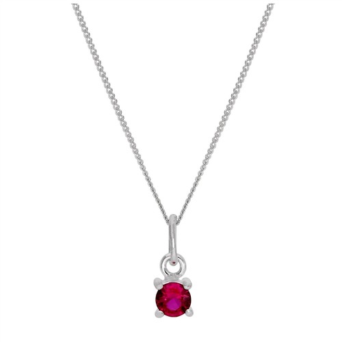 Sterling silver ruby july - sterling,