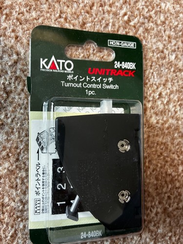 Kato 840bk black turnout - 20-840bk,