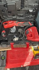 Milwaukee M12 Pipe Cutter 12mm-28mm with 2 Batteries, Charger  & Case