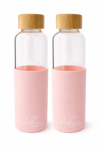 Glass water bottle - glass,
