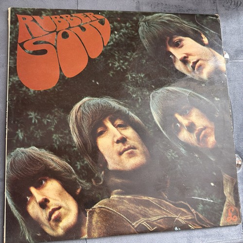 1st pressing beatles - pressing, rubber
