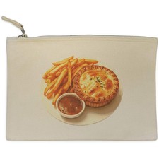 'British Meat Pie With Chips &