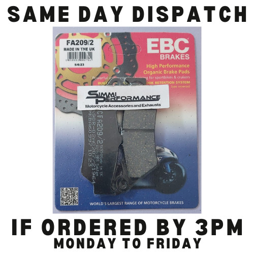 Ebc rear brake pads - rear, bmw