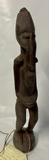 Early  20th Century Carved African Tribal Figure, Baule, Ivory Coast, Imposing