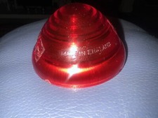 WIPAC SERIES 169 ROUND RED STOP TAIL LAMP LIGHT LENS - VINTAGE / CLASSIC CAR