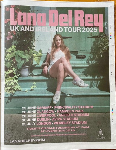 Lana del rey live tour - live, dates