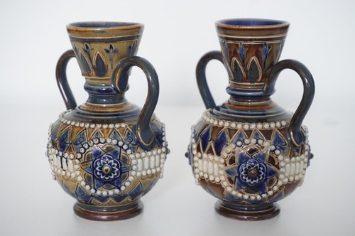 Pair antique doulton - antique,
