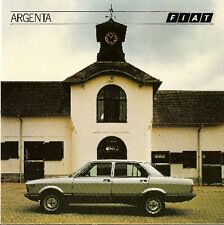 Fiat Argenta 2000 1982-84 UK Market Foldout Sales Brochure