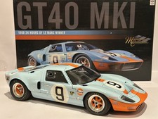 GMP Ford GT40 Gulf 1968 #9 Limited Edition Blue/Orange 1:12 Scale