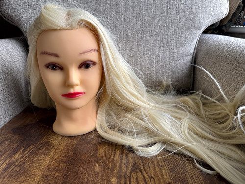 Female hair mannequin head for - hair,