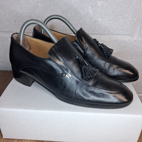 Fendi vintage black leather