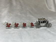 Queen Elizabeth Coronation Coach/ Carriage and 8 Horses British Made By Lesley