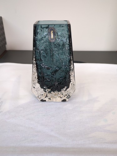 Whitefriars glass coffin - coffin, vase