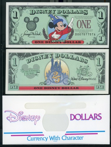 Disney dollar sorceror - dollar,