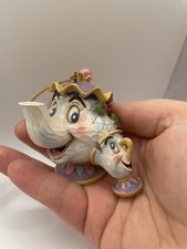 Enesco Mrs. Potts and Chip Disney Traditions Hanging Ornament christmas