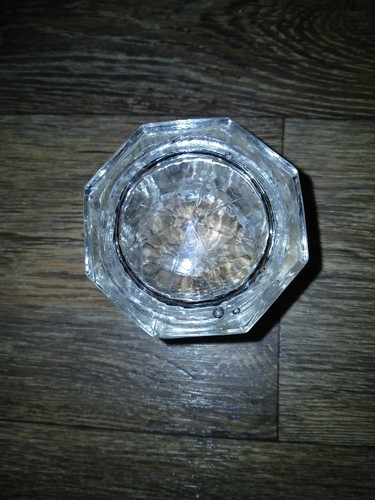 Glass pot pourri dish - pot,