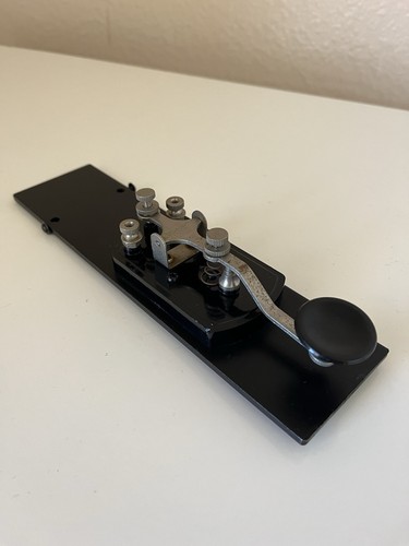 Morse code telegraph key - morse,