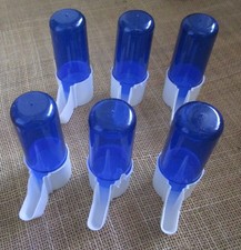 Click  in   cage bird drinker x 12  ,  anti - algae blue  for var. cage birds