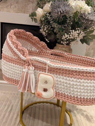 Crochet moses basket - crochet,