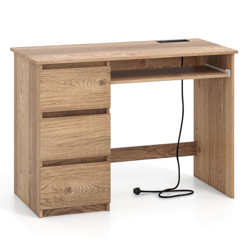 Computer desk with keyboard - desk,