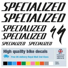 Specialized bike labels / decals / stickers, 5+ years external quality (24 pack)