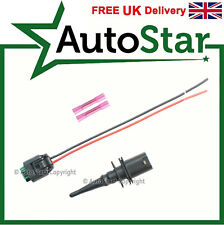 External Ambient Outside Air Temperature Sensor+Plug For BMW E46 F32 F20 F30 F21