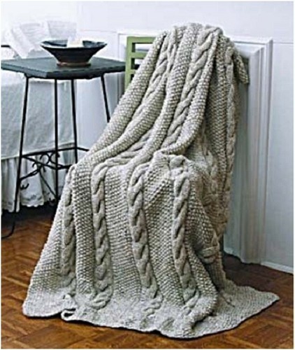 Knitting pattern afghan throw - knitting,