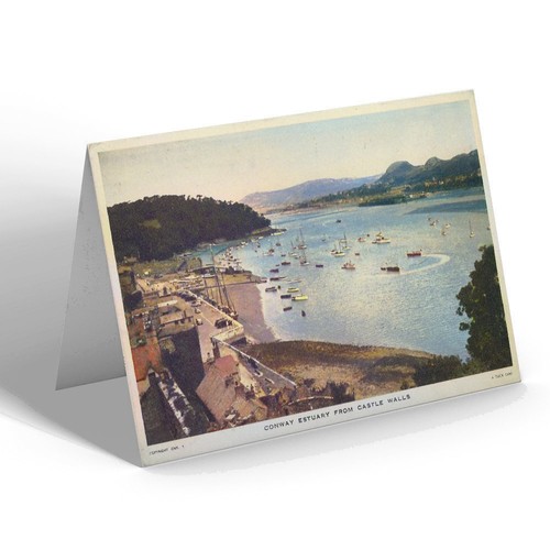 Greeting card vintage - greeting, wales