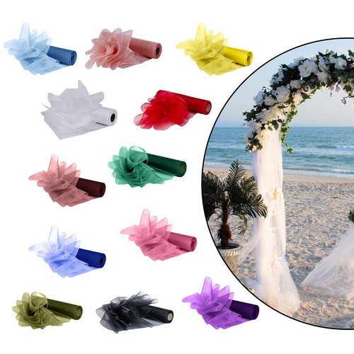 Organza roll fabric wedding - roll,