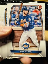 PETE ALONSO NEW YORK METS 2023 BOWMAN BASEBALL CARD #78 NL ROTY 2019