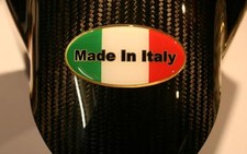 Made in Italy oval GEL Decals