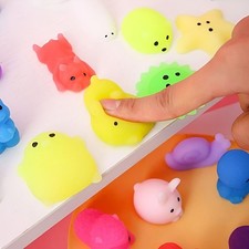 5-100pcs Mini Animal Squishy Toys Set Kawaii Stress Relief Squishies Random Mix