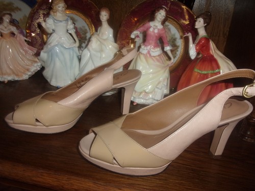 Clarks nude beige slingback - clarks.,