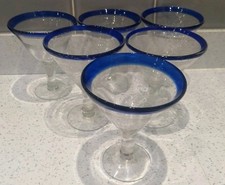 6 x  Mexican Hand blown