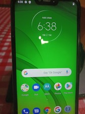 Motorola Moto G7 Power 64gb Black, Unlocked, 6.2" Smartphone