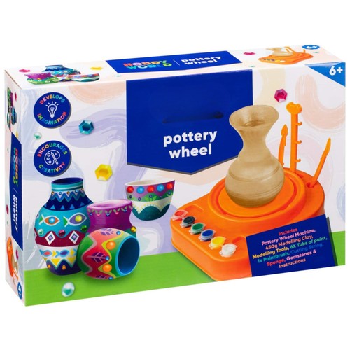 Children pottery wheel set - wheel,