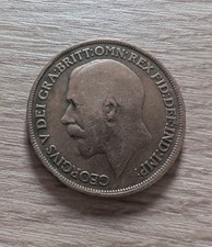 King George V Penny Coin 1914