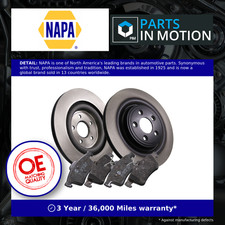 2x Vented Brake Discs and Pads