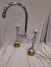 CHROME BRIDGE MIXER TAPS