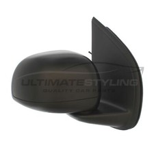 Fits Fiat Panda 2012-> Cable Door Wing Mirror Black Cover Drivers Side Right