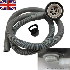 2.2" 56mm Sink Waste Drain Plug Hole Angle Fitting Kits for Caravan Motorhome RV