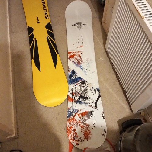 Snowboard salomon and bindings - salomon,