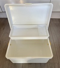 Original Vintage Mothercare Carrying Baby Changing Box/Nappy Box Storage